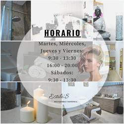 Horario de apertura Peluquería Y Estética Estilós, Benalup-Casas Viejas