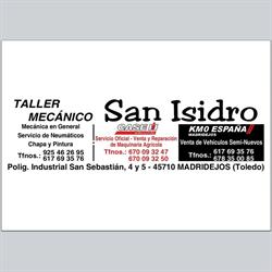 Horario de apertura Talleres San Isidro, Madridejos