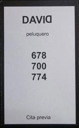 Horario de apertura David Peluquero, Beniel