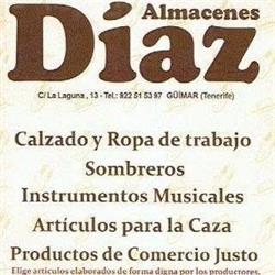 Horario de apertura Almacenes Díaz, Güímar