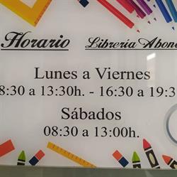 Horario de apertura Librería Abona, San Isidro
