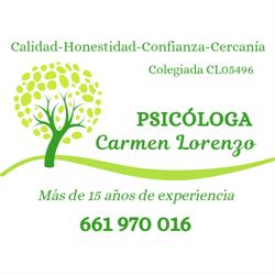 Horario de apertura Psicóloga Carmen Lorenzo, Laguna de Duero