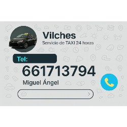 Horario de apertura Taxi de Vilches, Miguel Ángel, 