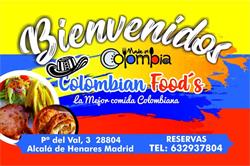 Horario de apertura Colombian Food's, Alcalá de Henares