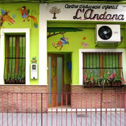 Horario de apertura L'Andana Centre d'Educació Infantil, Alboraya