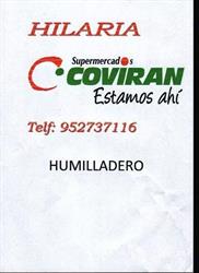 Horario de apertura Hilaria Super Coviran tlf 952 73 71 16, Humilladero