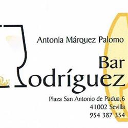Bar Rodríguez en Sevilla (Casco Antiguo) - Horario de apertura