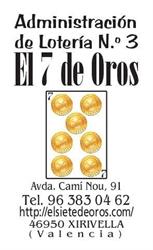 Horario de apertura El 7 de Oros, Xirivella