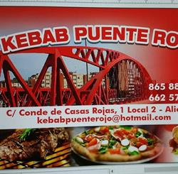 Horario de apertura Kebab Puente Rojo, Alicante