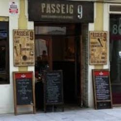 Horario de apertura Passeig 9 | Restaurante Mediterráneo & Tapas en Poblenou, Barcelona