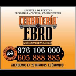 Horario de apertura Cerrajería Ebro 24 Horas, Zaragoza
