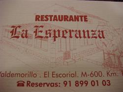 Horario de apertura Restaurante La Esperanza, Valdemorillo