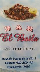 Horario de apertura Bar El Baila, Mombeltrán