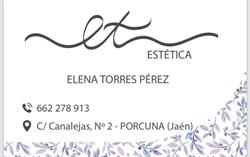 Horario de apertura Centro de estética Elena Torres, Porcuna