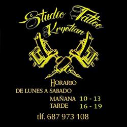 Horario de apertura Studio Tattoo Krystian, Garrucha