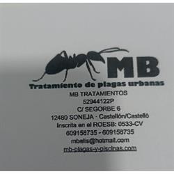 Horario de apertura MB plagas y piscinas, Soneja