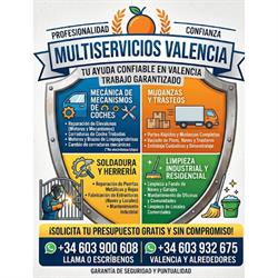 Horario de apertura Multiservicios Valencia, 