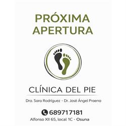 Horario de apertura Clinica del Pie Sara Rodriguez, Osuna