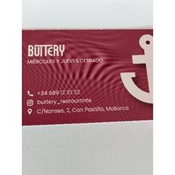 Horario de apertura Restaurante Buttery, Can Pastilla