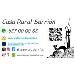 Horario de apertura Casa Rural Sarrion, 